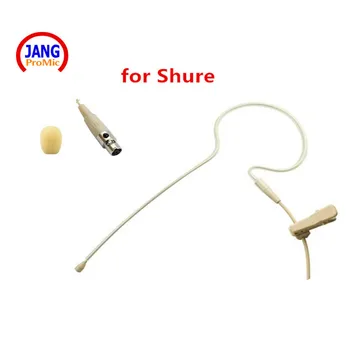 

Professional Lapel Condenser Microphone Host Headset Microfone Earclip for Shure Wireless Transmitter XLR Mini 4pin Mikrofon