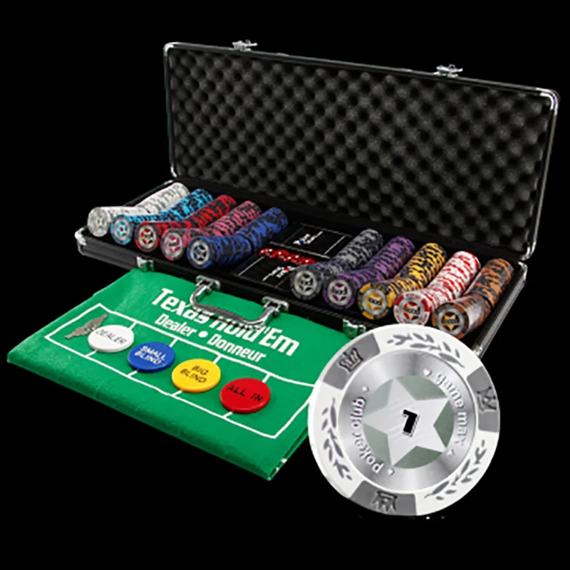 500 шт./компл. 22 Виды Вариант покер набор монет с металлической коробки