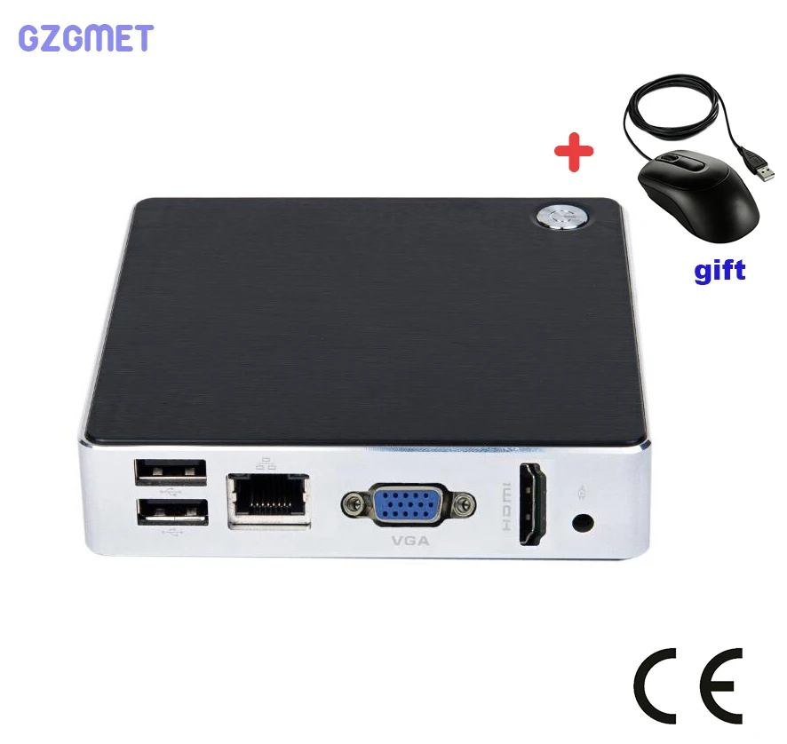 GZGMET Intel Atom x5 Z8350 Quad Core bluetooth HD Graphics HDMI mini desktop PC station with