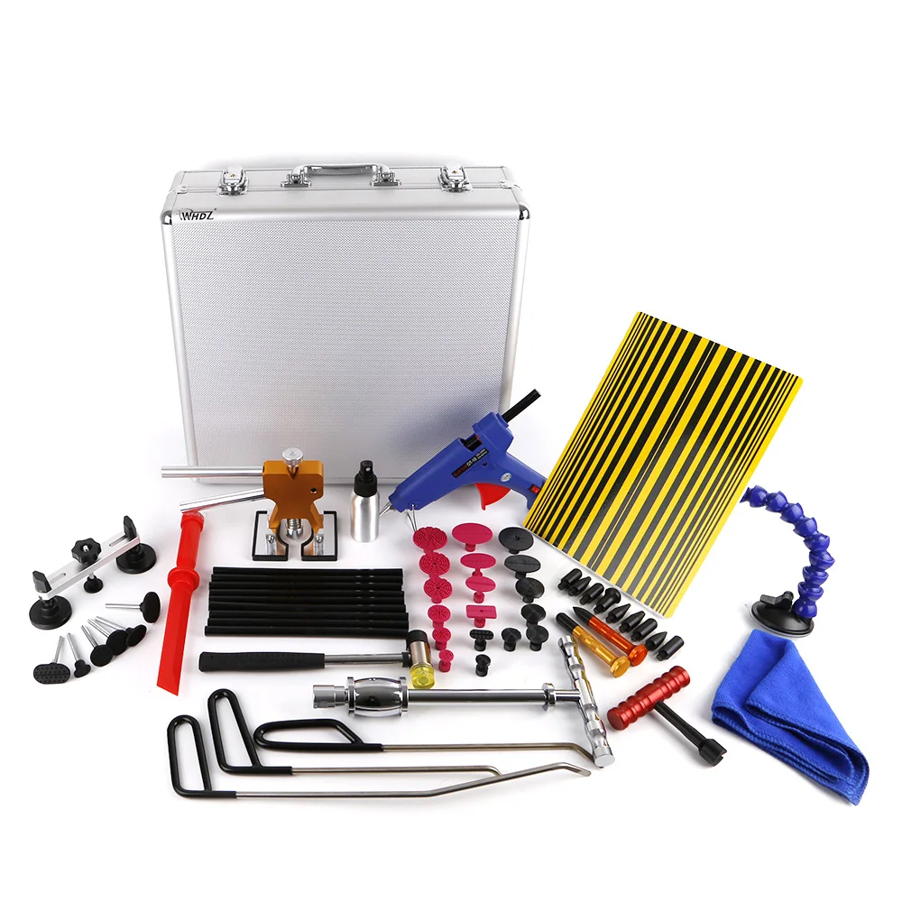 Set Body Dent Repair Hammer Glue Tabs Glue Sticks Tap Down Line Board