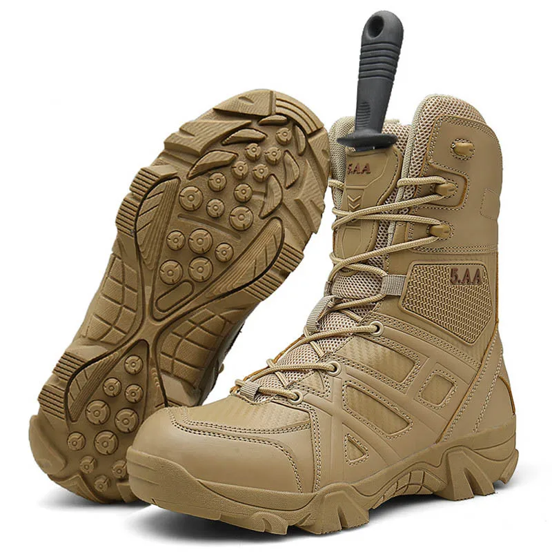 Brand-Outdoor-Men-Hiking-Shoes-Army-Combat-Boots-Trekking-Shoes-Military-Tactical-Boots-Waterproof-Mountain-Climbing