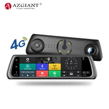 

New 10 Inch Mirror IPS Android 5.1 Smart System MTK 6735 Dual Lens Video Dash Cam Recorder Car Camera FM GPS Music Wifi Car DVR