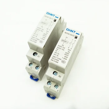 

CHINT Modular AC Contactor NCH8-20/20 2 Normally Open NCH8-20/11 1NO 1NC Household Communication Contactor 220V 20A