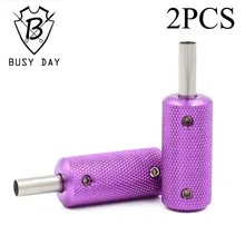 2 шт. ручка татуировка 22 мм алюминиевая противоскользящая Татуировка ручка для машины иглы для пистолета поставка Tg-212