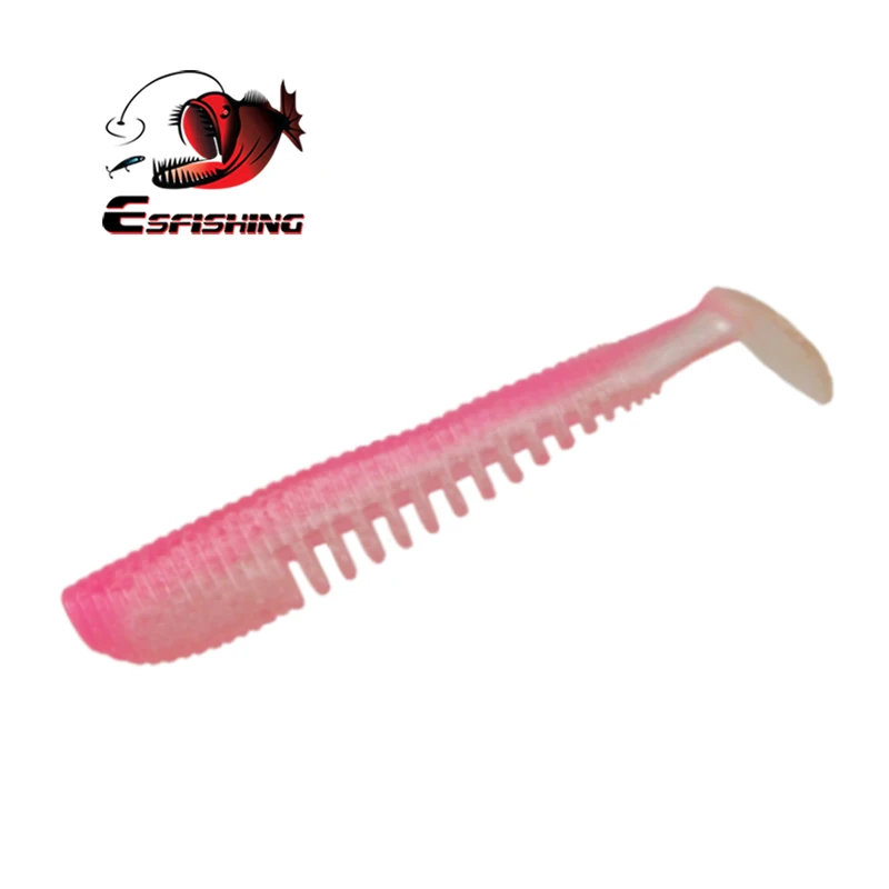 ESFISHING Мягкая приманка FLK Minnow 40 мм 12 шт Leurre Souple фидер рыболовная для форели Crankbait