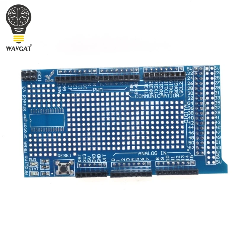 WAVGAT MEGA 2560 R3 Proto макетная плата расширения V3.0 мини печатной платы 170 точек связи для