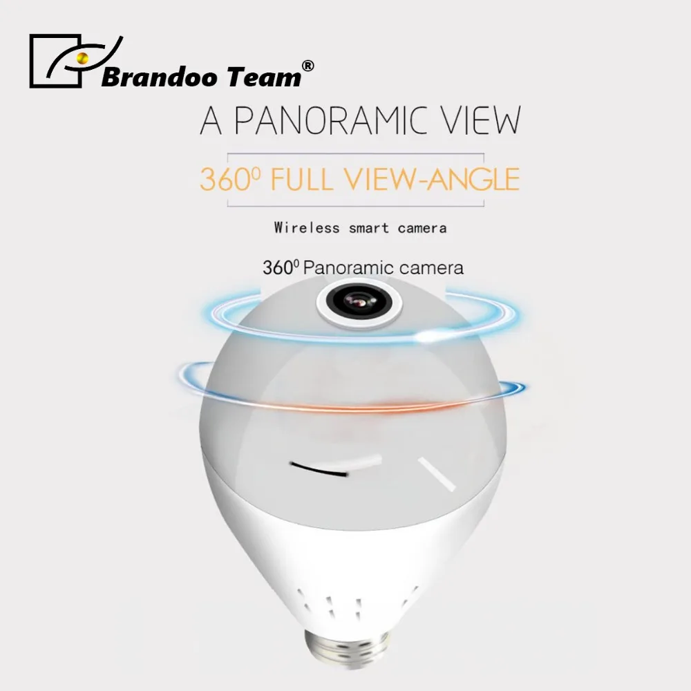 

Lamp Wireless IP Camera Wifi 1080P Home Security CCTV Camera 360 Degree Security Bulb WiFi camera
