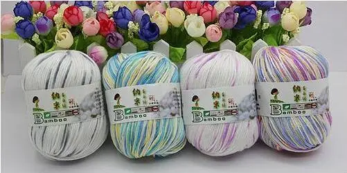 ZENGIA 1pc Knitting Yarn Crochet Thread for Knitting Nanometer Protein Velvet Eco-friendly Soft Yarns for Baby Cloth 50g/Ball