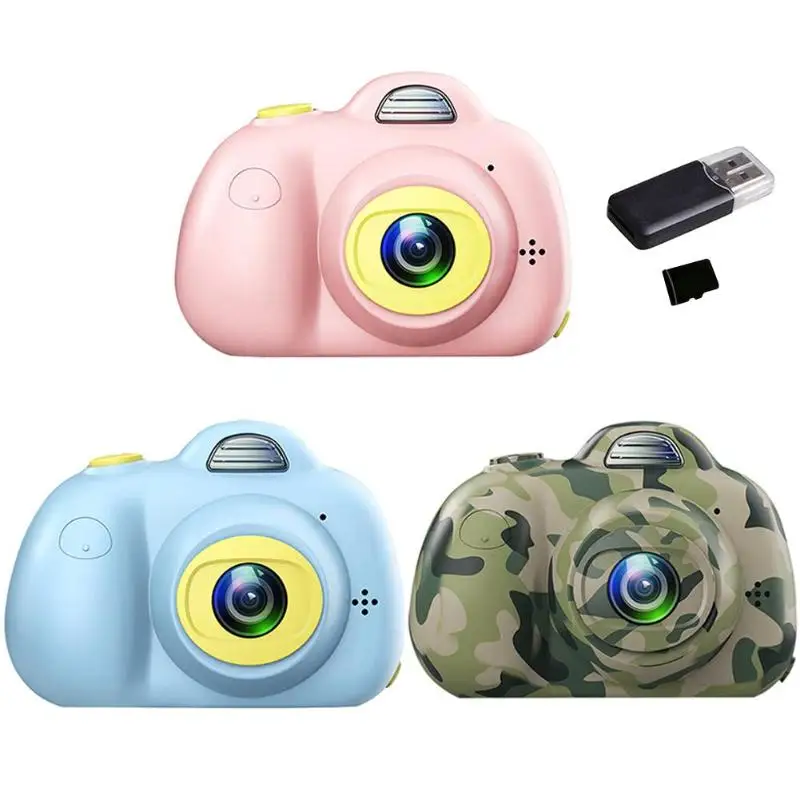 

Children Toy Digital Camera 2 inch 600mAh 800W HD Screen Digital Mini Camera Cartoon Toys for Children Kids Birthday Gift