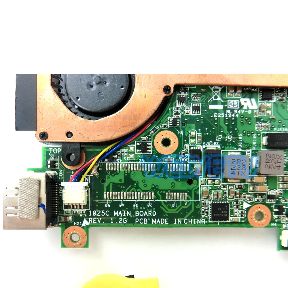 1025C материнская плата rev 1 2G с процессором Atom N2600 для ноутбука ASUS тест материнской