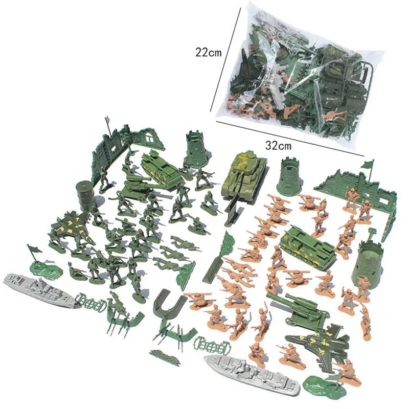 Военная игрушка Солдат Второй мировой войны, модель 130 штук, 4 см, специально подготовленная для детей, для военного хобби, подарочная упаковка для детей