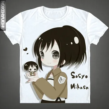

Anime T Shirt Scouting Legion Clothes Shingeki No Kyojin Attack On Titan Giant short-sleeve T-shirt