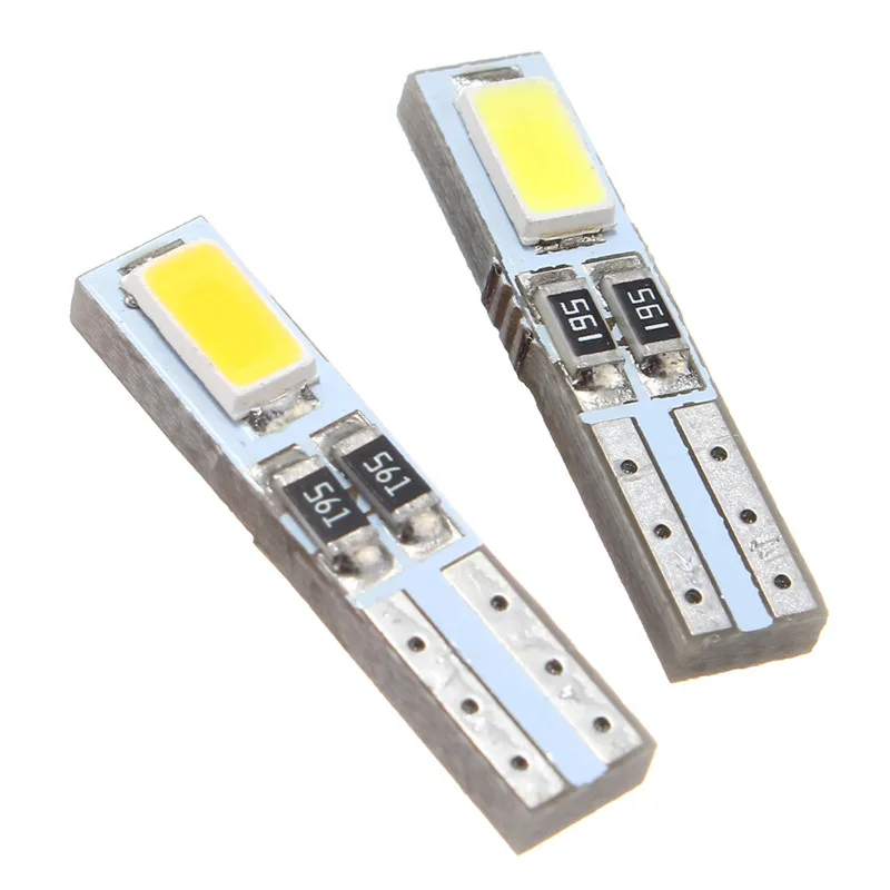 2шт Универсальный Автомобильный светильник s T5 W3W 5730 SMD 37 73 74 клиновидная