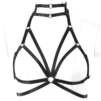 

Body Harness Lingerie for women Sexy Tops Chest Bra Belt Gothic Garter Underwear Elastic Adjust Strap plus size Festival Dance