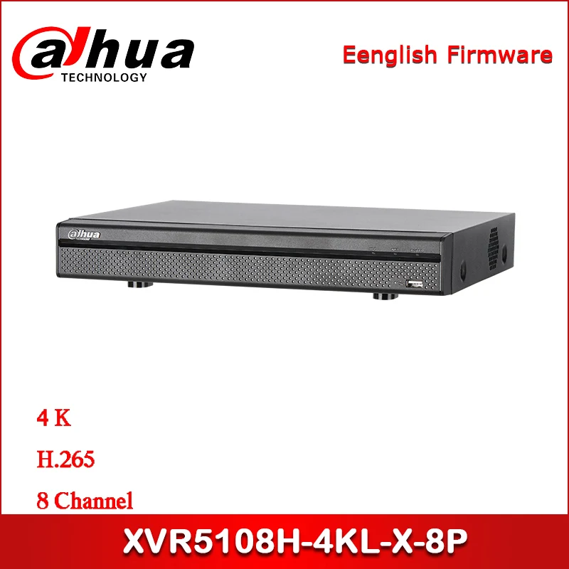 

Dahua XVR5108H-4KL-X-8P 8 Channel Penta-brid 4K Mini 1U Digital Video Recorder Smart Search and Intelligent Video System