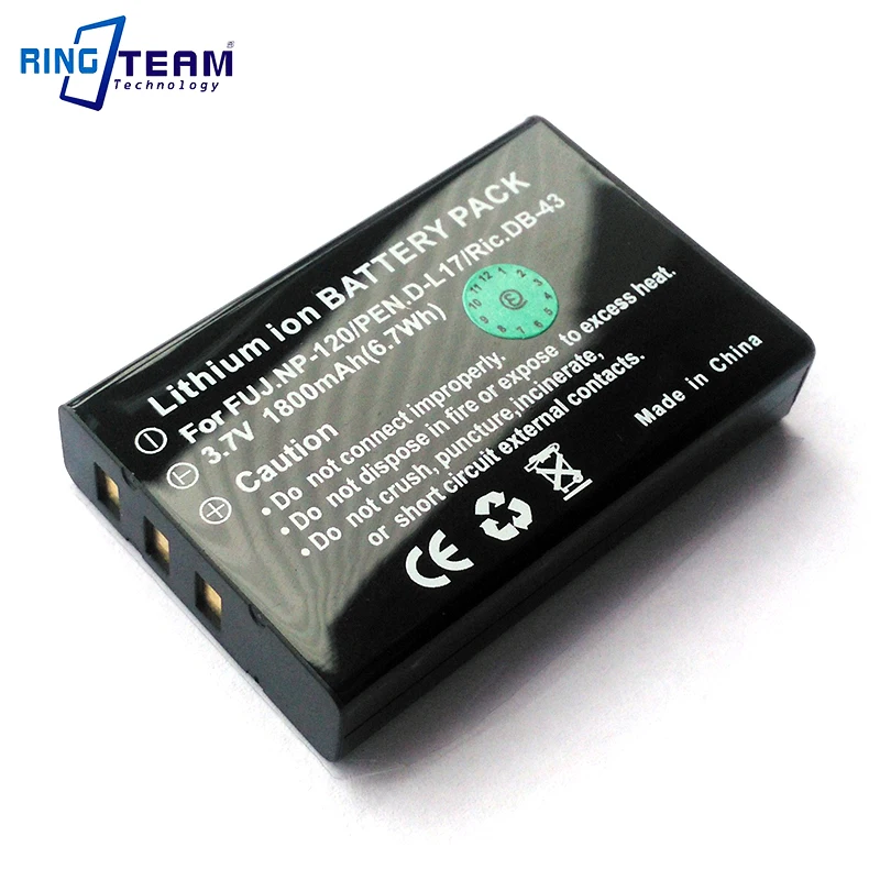 Bateria digital NP-120 FNP-120 fnp120 para entax