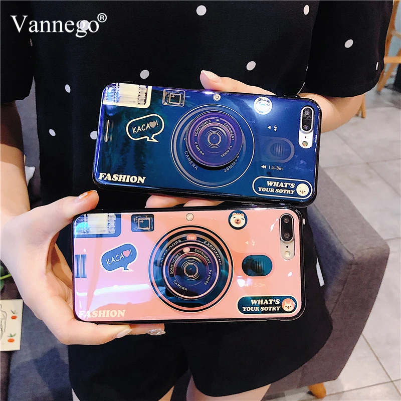 

Vannego phone case for Xiaomi Redmi 6 6A 6Pro S2 4X 4 5 5Plus Note 5A 4 5Pro Camera pattern phone case soft tpu cover case coque