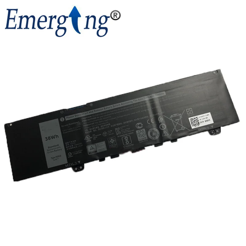 Аккумулятор для ноутбука 11 4 в 38 Вт/ч F62G0 Dell Inspiron 13 5370 7370 7373 Vostro RPJC3|Аккумуляторы