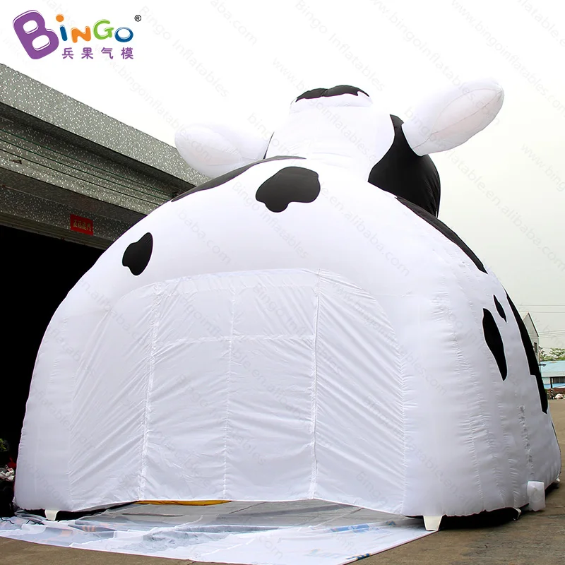  6X5X6 meters inflatable cattle tent  air-blown milk cow tunnel tent  large inflatable event tent to
