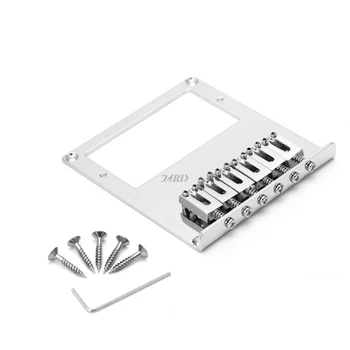 

Bridges Tele Electric Guitar Bridge 6 String Square Saddle For Telecaster Guitar J24