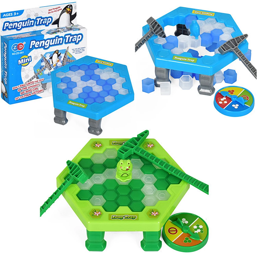

Save The Penguin Ice Breaking Great Family Funny Desktop Game Kid Toy Gifts Who Make The Penguin Fall Off Lose This Game