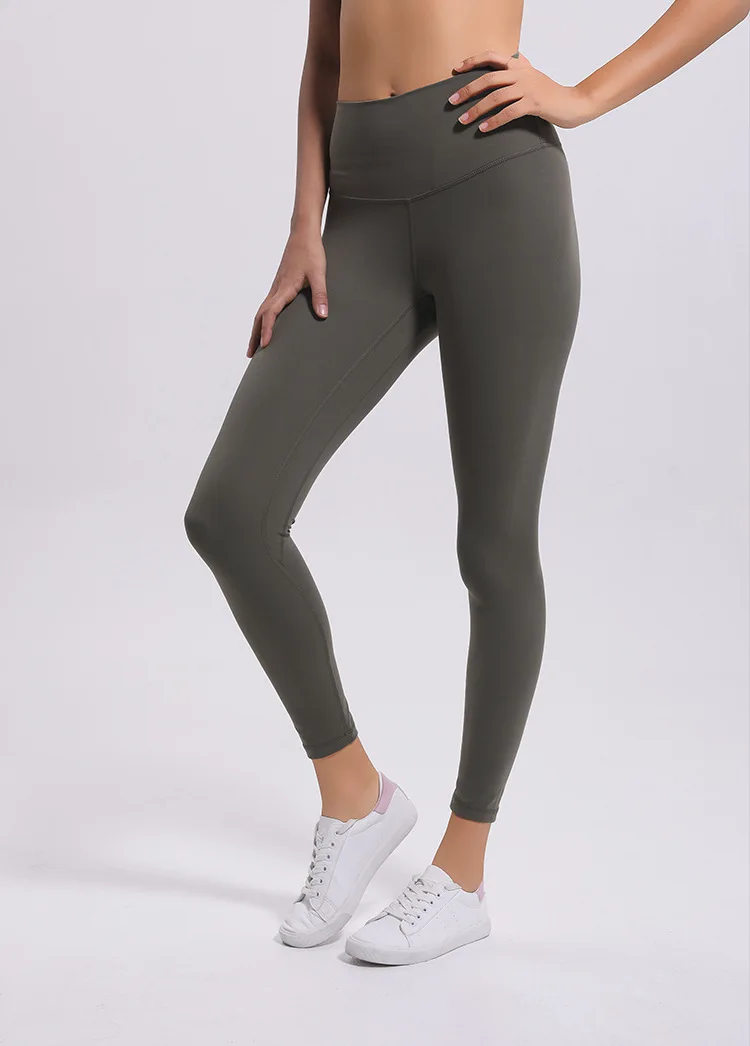 Soft-Feel Yoga Leggings High Waist Yoga Pants - I'm Loving Yoga