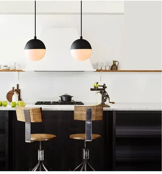 

Gold Black Nordic Pendant Light Clear Glass Lampshade Hanging Lamp Dining Room Cafe Bar LED Pendant Lights Suspension Luminaire
