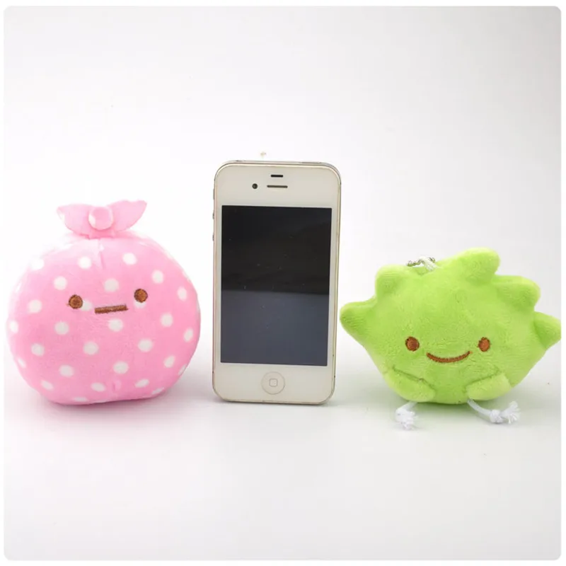 Kawaii Sumikko Gurashi Plush Toys Keychain New Japan Anime Cartoon San-X Corner Bio Soft Stuffed Dolls Pendants 10pcslot 9cm (3)