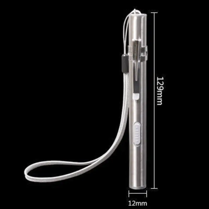 Мини из нержавеющей стали зарядка USB светодиодный перезаряжаемый светильник маленький карманный флэш-светильник фонарь кемпинг открытый инструмент выживания