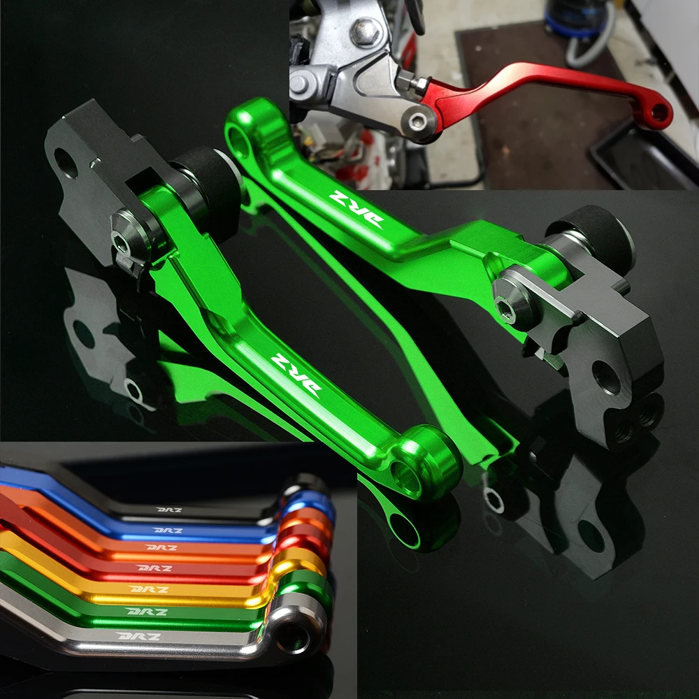 

Dirt Bike Motorcycle Pivot Brake Clutch Levers Handle Bar Grips CNC for Suzuki DRZ400S DRZ400SM DRZ 400 S SM 2000 - 2015 2001 02