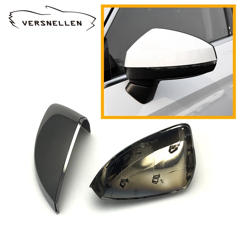 

polyurethane protective chromium black styling ABS rearview mirror case cover oem fitmen replacing Audi A3 S3 8V 2014 up