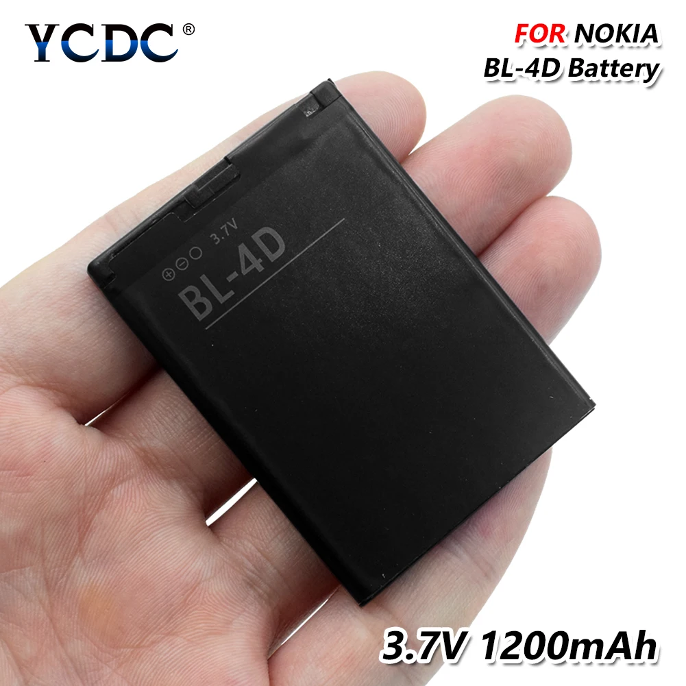 

1200mAh BL-4D BL4D Battery For Nokia N97 mini N97 mini (N97mini) N8 (N8-00) E5 (E5-00) E6 (E6-00) 702T T7 (T7-00) E7 (E7-00) N5