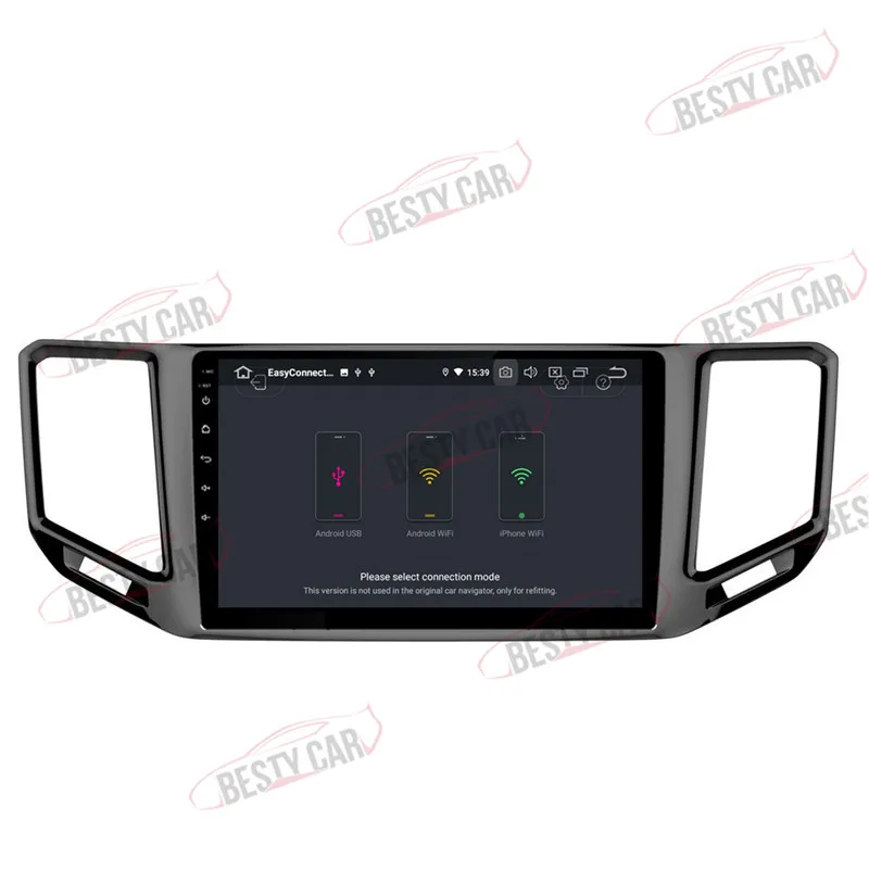 Best 10.1" Android 9.0 Car Multimedia Player Stereo GPS Navigation for VW Volksweagen Teramont 2017 2018 Head Unit Radio DSP 2.5D+IPS 5