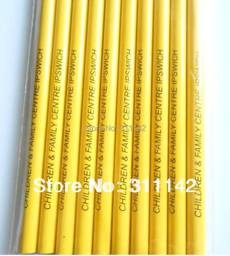 US $238.00 Round Custom Pencil HB wooden promotion pencil color pencil