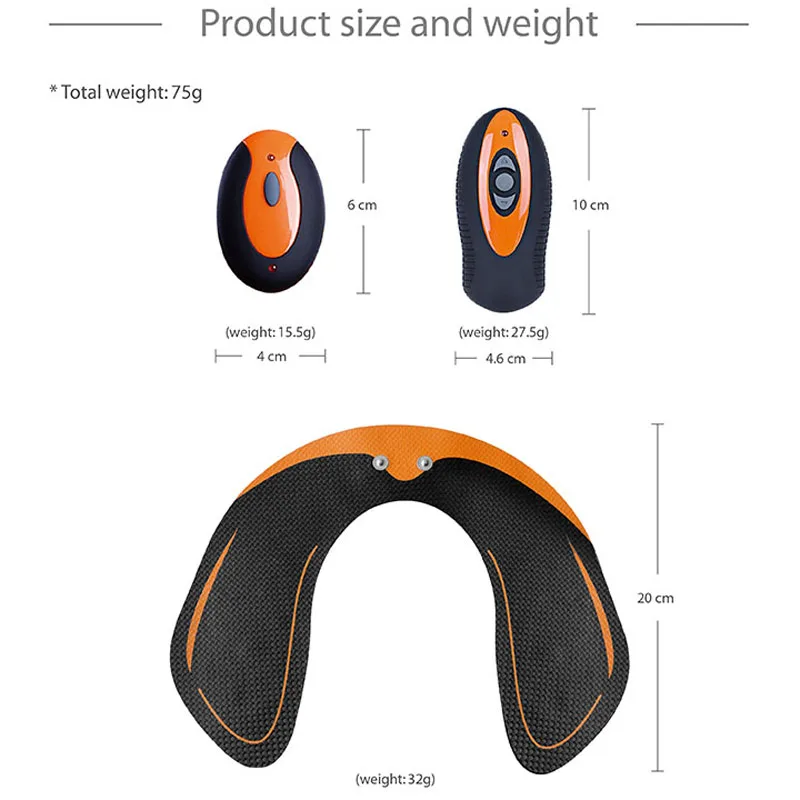 Беспроводной EMS тренажер для бедер с дистанционным управлением USB Перезаряжаемый стимулятор тонера для мышц тоник для ягодиц помогает подтягивать форму и крепить ягодицы