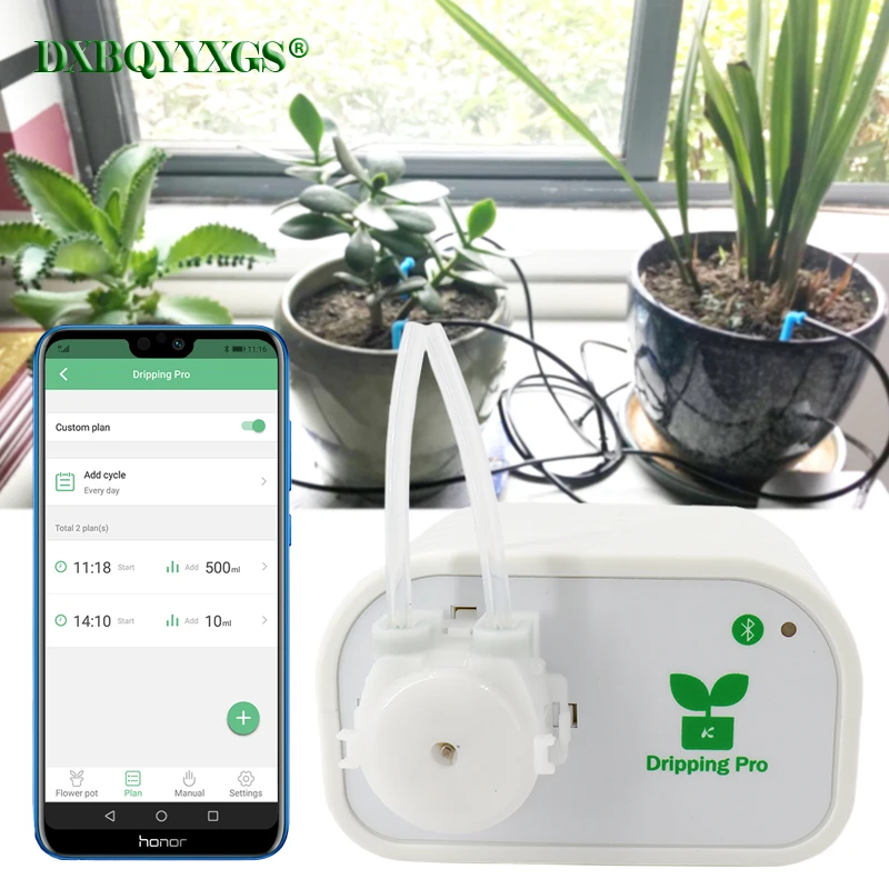 DXBQYYXGS Dripping pro Mobile phone control Garden plant utomatic Drip Irrigation watering system Intelligent water timer pump