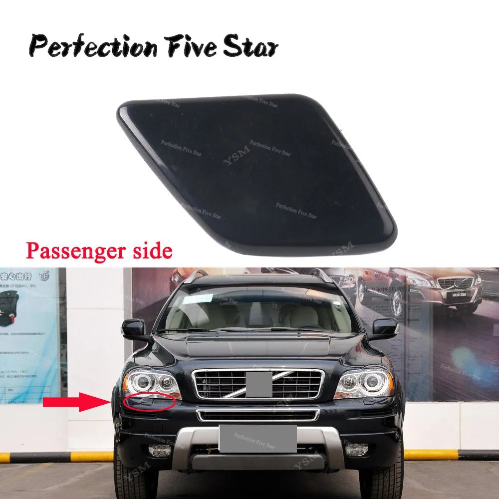 

Front Bumper Headlight Washer Nozzle Cover Cap Random Color Right For Volvo XC90 2007 2009 2014 39875254 30678958