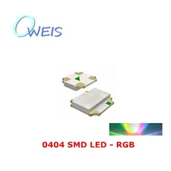 20 шт. 0404 RGB SMD светодиод 1006 мм легкие бусы rgb0404 общий анод (красный цвет зеленый, синий полный цветов) бесплатная доставка