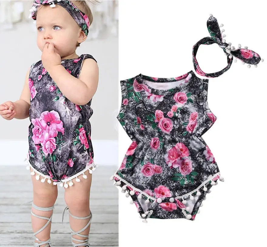 Buy 2PCS new summer toddler kids children flower