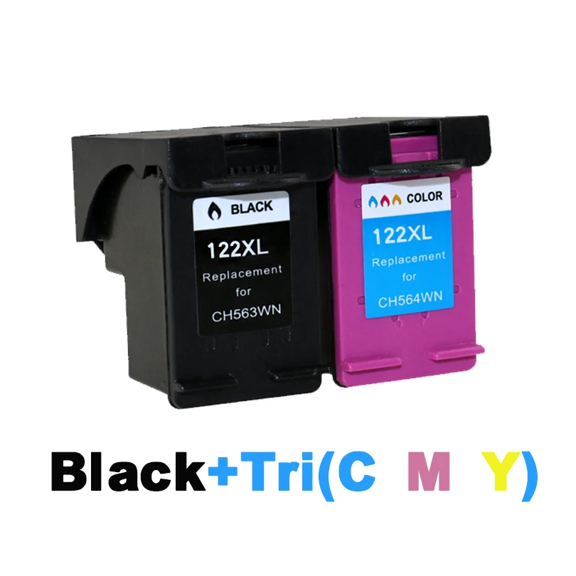 4 шт. XiongCai совместимый с планшетом 122 дюйма Deskjet D1000 2050 3050 3050A 3052A 3054A чернильные