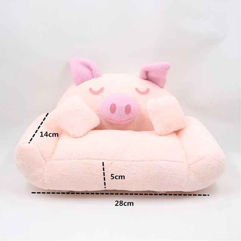 Casa de Bonecas Brinquedos para Meninas Doub Móveis Brinquedo Kawaii Simulação Macia Mini Rosa Cama Sofá Quarto Fingir Jogar Crianças Bonecas k 1 - 6 6 High Quality dollhouse furniture
