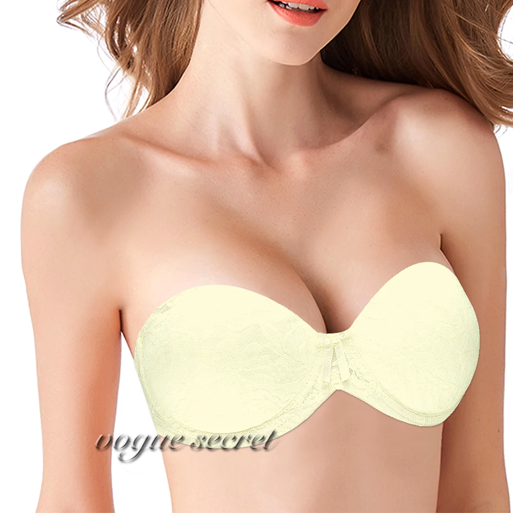 clear strapless bras