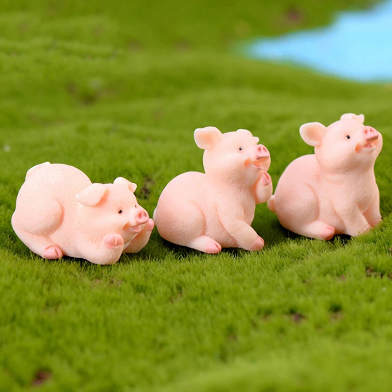 

Mini Miniature Figurine Fairy Garden Dollhouse Decor Micro Landscape Zodiac Pig