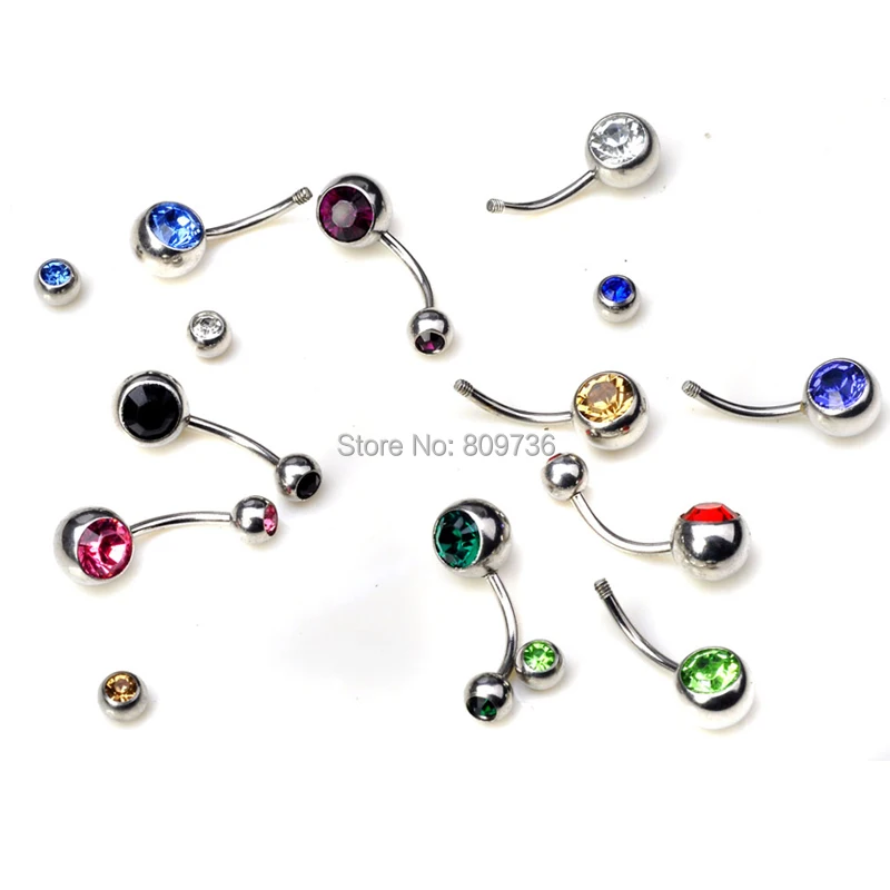 10 шт. кольцо для пирсинга живота из нержавеющей стали|jewelry piercing|belly barspiercing wholesale |