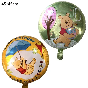

50Pcs Cartoon bear Foil Balloons 18'' Happy Birthday Decorations Balloons Wedding Decoration Children Toys wholesale