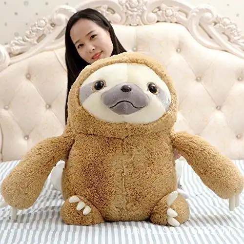 large plush sloth