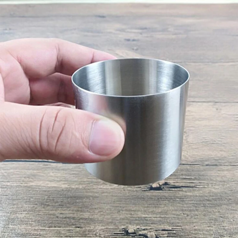 4 шт. из нержавеющей стали чизкейк кольца дома DIY мусс торт плесень круглый