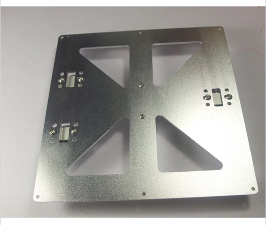 

Reprap Mendel Prusa i3 3D printer aluminum alloy upgrade Y Carriage Plate Kit with timing belt holder,adjustable hole distance