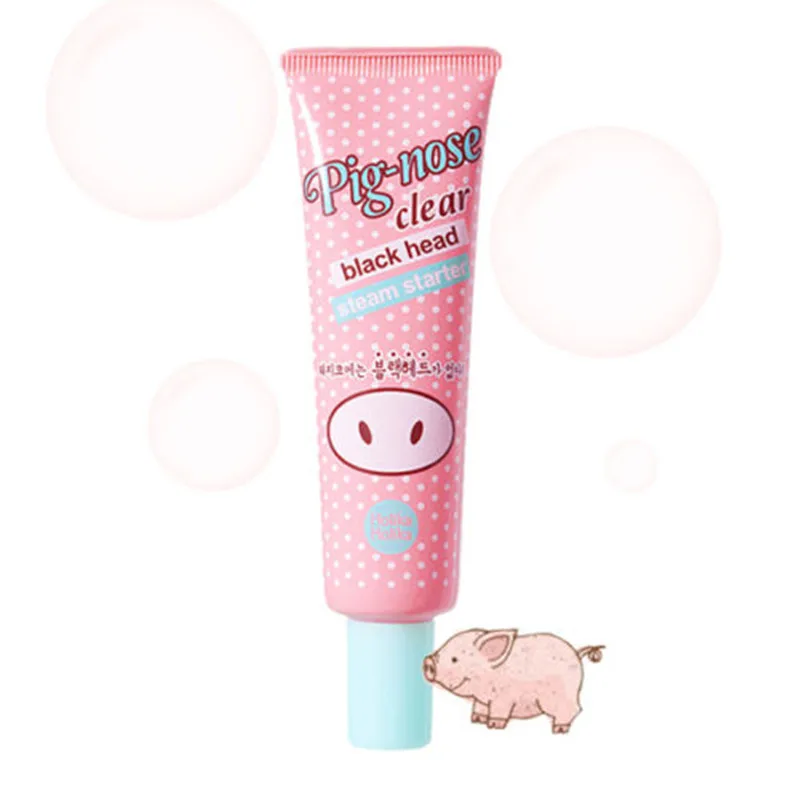 

HOLIKA HOLIKA Pig-nose Clear Black Head Steam Starter Blackhead Strong Cleaner Nose Mask Strips Cleansing Pore Peel Off Pack