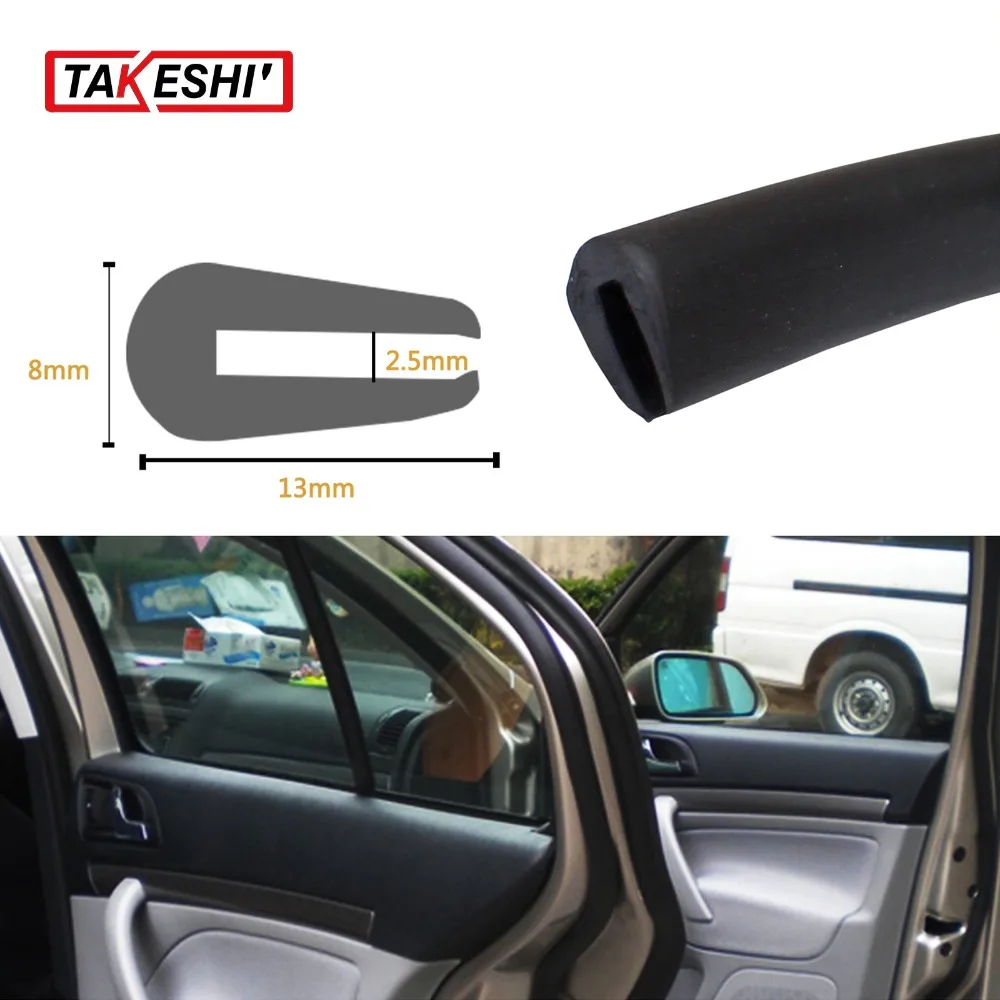 U Channel 39" 100cm Car Universal Vehicle Door Noise Wind Proof Strip